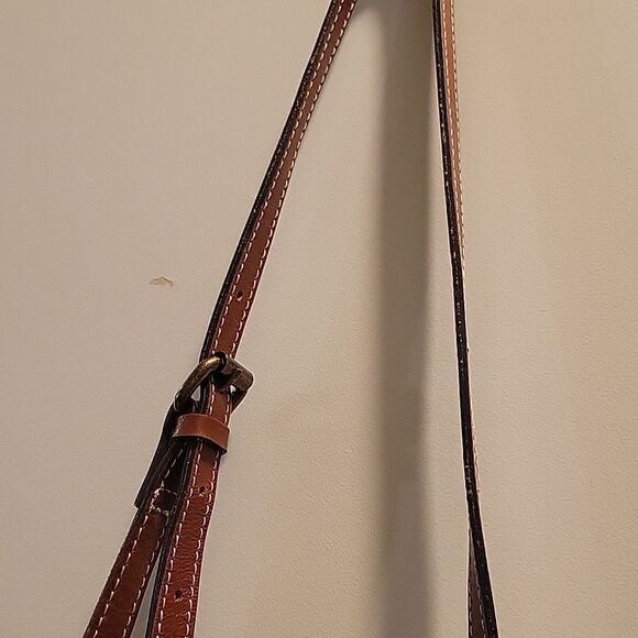 Patricia Nash Avellino Brown Crossbody  Leather Handbag  Bag - Picture 8 of 15